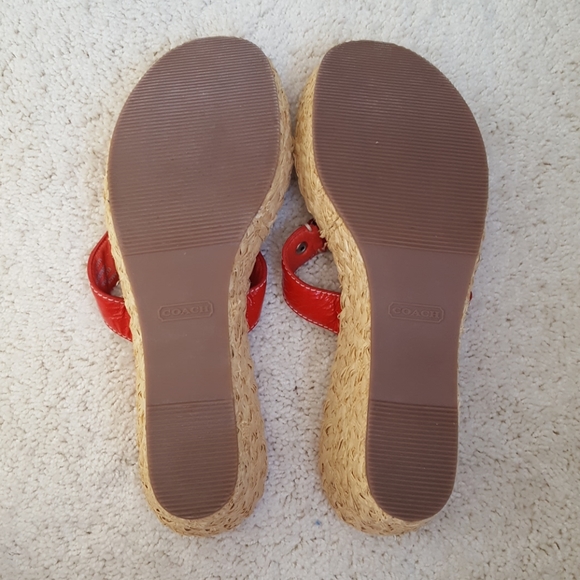 Coach Electra Espadrilles Wedge Sandals - Picture 5 of 8